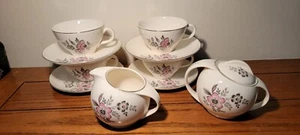 VINTAGE ROYAL MONARCH CHINA (QUEEN ANNE PATTERN )TEA/COFFEE SET - Picture 1 of 20