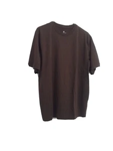 Covington Shirt Men's Large Brown T-Shirt Casual Comfort Short Sleeve - Picture 1 of 6