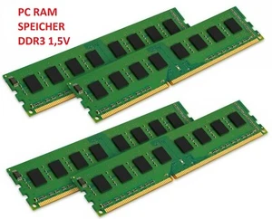 PC DDR3 Memoria Marca 2 4 8 16 32GB RAM 240-pol. 1333 1600 PC3-10600 PC3-12800 - Imagen 1 de 18