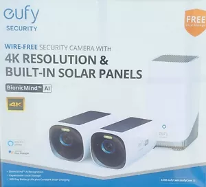 Eufy S330 4K Security Camera System 2x S330 Cams + Home Base - Picture 1 of 4