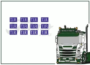 Tekno | Juego de letreros de calcomanías TIR 88464 escala 1:50 - Imagen 1 de 1