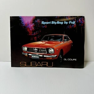 1973 73 SUBARU GL COUPE & DL AUTO SALES BROCHURE OEM ORIG CATLG  SPECS FREE SHIP - Bild 1 von 3