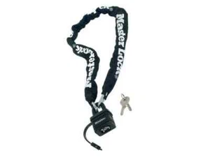 Master Lock Weather Tough 40mm Padlock & Chain 90cm x 6mm - Picture 1 of 4