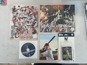Lot Of 5 Derek Jeter Items, (2) 8x10 , DVD, Card Set, Postcard - Picture 1 of 4