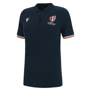 Macron Rugby World Cup 2023 Women's Piquet Polo | Navy