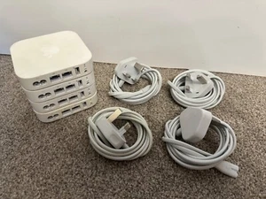 4 x APPLE AIRPORT EXPRESS WIRELESS ROUTER 2ND GEN 802.11N MC414B/A A1392 FOUR - Picture 1 of 1