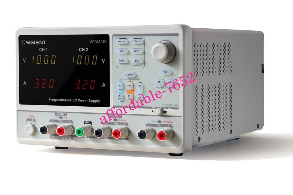 Siglent SPD3303C DC Power Supply 3 Channel 30V 3A Linear Programmable Precision - Image 1 of 1