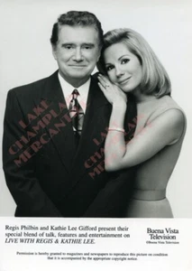 REGIS Philbin AND KATHIE LEE Gifford Press Photo 5X7 #38 talk show hosts live - Picture 1 of 1