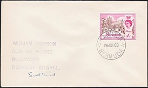 BERMUDA 1969 cover - HAMILTON cds..........................................B1578 - Picture 1 of 1