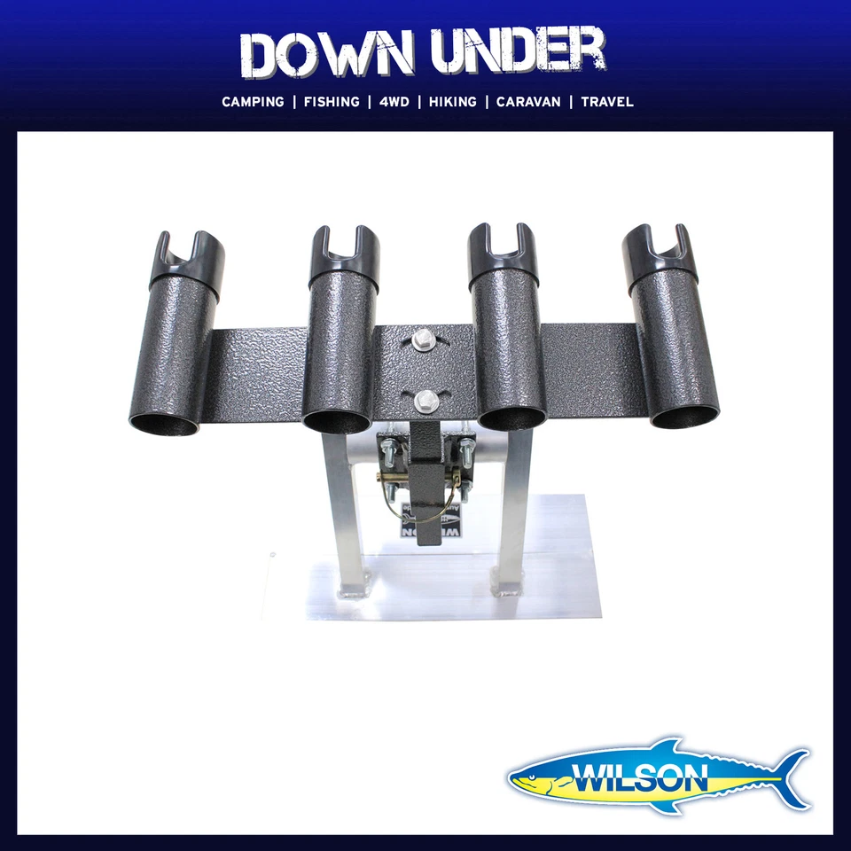 Wilson Adjustable Black Powder Coated Bull Bar Rod Carrier - image 1 of 1