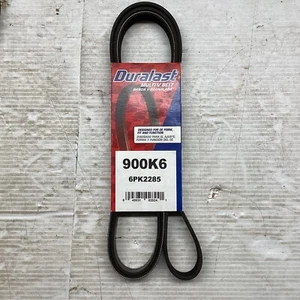 NEW Duralast Multi-V Serpentine Belt 900K6 6PK2285 (T1) - Picture 1 of 3