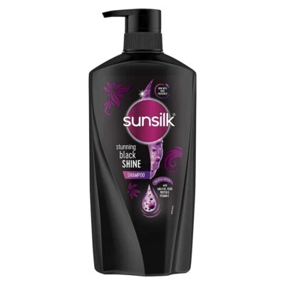 Sunsilk Stunning Black Shine Shampoo 650 ml, With Amla  & Pearl Protein - Image 1 of 4