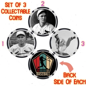 DIZZY DEAN - LEGENDARY BASEBALL PLAYER - COLLECTABLE COIN SET - Picture 1 of 2