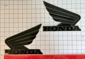 Calcomanías Honda Wings Green Fatigue 500 Fourtrax Rubicon 130 mm tanque combustible pegatinas - Imagen 1 de 1