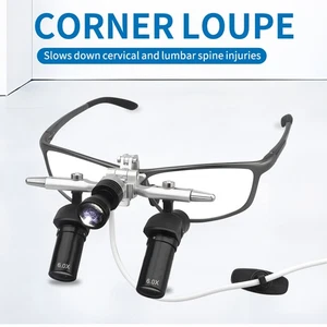 6X Dental 48° Ergo Lupen Medizinische Lupen mit 5W Verstellbarem LED Strahler - Bild 1 von 12