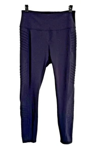 Spyder Black Moto Leggings Medium Yogahose - Bild 1 von 5
