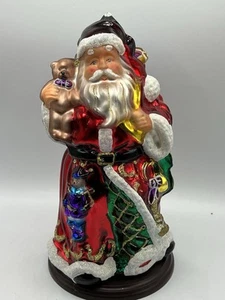 Thomas Pacconi große mundgeblasene Glasfigur Weihnachtsmann 2004 - 14 Zoll - Bild 1 von 11