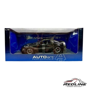 🐎🐎🐎AUTOart 40th Anniversary 2004 Ford Mustang Black 1:18 B3🐎🐎🐎 - Picture 1 of 8