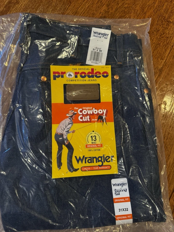Wrangler 13mwz Cowboy Cut Original Fit Jeans 37 X 36