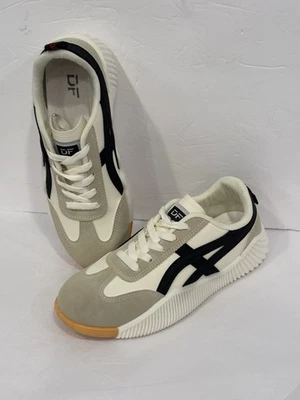 De Florance 运动鞋女式 41 米色黑色白色全新无标签 — 第 1/4 张图片