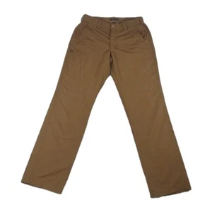 Pantalones tácticos 5.11 para hombre 36x34 carga utilitaria Fast-Tac urbano marrón 100 % poliéster - Imagen 1 de 13
