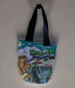 Denver Colorado Totebag Union Station Souvenir Graffitti Tote - Bild 1 von 1