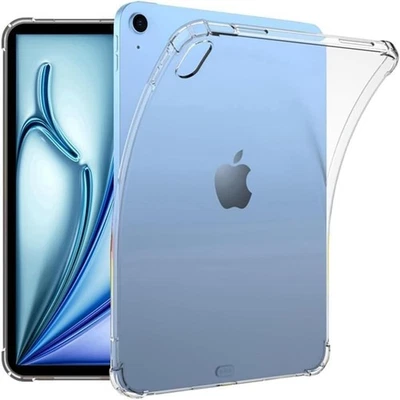 Clear Silicone TPU Bumper Gel Case For iPad Air Pro 9.7 10.2 10.9 11 12.9" 13-in - Image 1 of 4