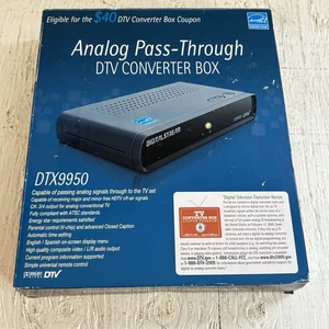 Digital Stream DTX9950 Analog Pass Through DTV Converter Box NEW Open Box - Picture 1 of 10