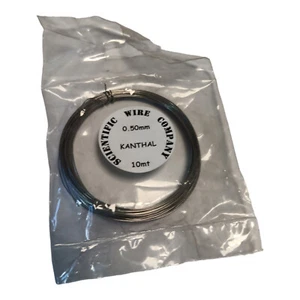 0.50mm (~ 24awg) kanthal a kiln furnace resistance wire 10m - Picture 1 of 5