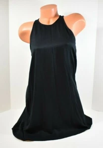 Women's Alternative Short Black Casual Dress with 2 side pockets Size L NWT - Picture 1 of 7