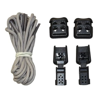 Lacci per scarpe senza lacci lucchetto bambini adulti scarpe da ginnastica corsa triathlon MULTIPLE COLR - Immagine 1 di 4