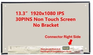 B133HAN06.8 N133HCE-G52 13.3"FHD 1920x1080 IPS 30Pin replacement screen - Picture 1 of 3