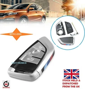 3 BUTTON REMOTE SMART KEY FOB CASE FOR BMW 3 5 SERIES BM X5 X6 + LOGO A107 - Picture 1 of 5