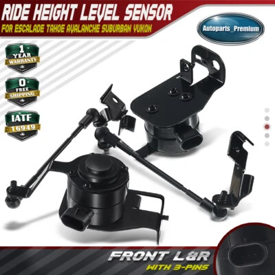 Front L&R Ride Height Level Sensor For GMC Yukon Suburban Yukon XL 1500 Escalade - Image 1 of 4