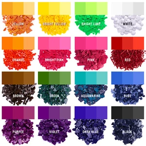 16 Colors Set Wax Dyes for Candle Making, Soy Wax Color Dye Flakes Nontoxic - Picture 1 of 12