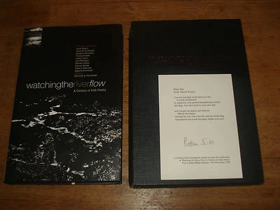 Watching the River Flow:IRISH POETRY,WITH SIGNED BOOKMARK BY PETER SIRR - Image 1 of 4