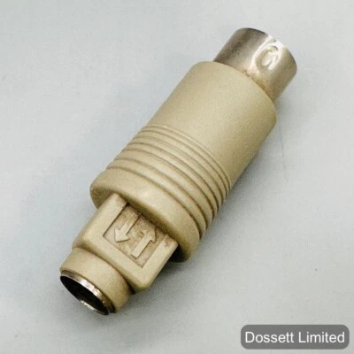Keyboard Adapter PS2 6pin Female to AT 5pin DIN Male Adaptor  - Image 1 of 3