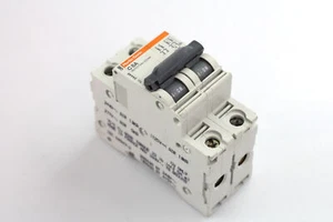 lot of 5 Merlin Gerin Circuit Breaker 2 Poles Multi 9 C60 C8A - Picture 1 of 3