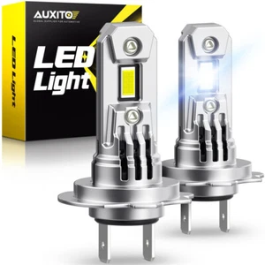 AUXITO 2X H7 LED Headlight Globes Bulb Kit 360° Hi/Lo Beam 6500K Bright White - Picture 1 of 12