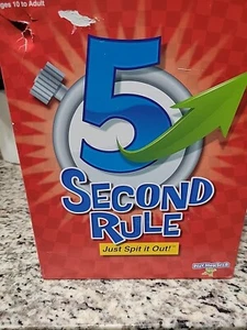 PlayMonster 5 Second Rule Board Game New W/box Damage - Picture 1 of 4