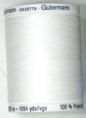 Gutermann Sew-All 100% Polyester Sewing Thread, 1000m Spool, Select Colour - Image 1 of 2