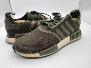 Adidas-NMD R1 Japan Night-Cargo Green/ Olive-BD7755-Men's Size 10-NICE - Picture 1 of 13