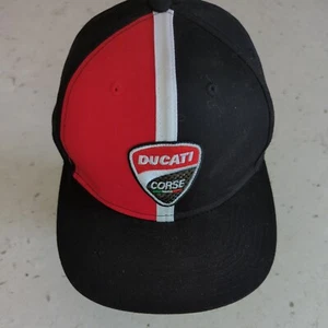 NEW OFFICIAL Ducati Corse Hat Cap Adjustable Motorcycle OEM NOS +TAGS - Picture 1 of 7