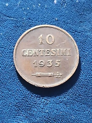 San Marino - 10 Centesimi 1935 - Rome mint  KM.#13 - Image 1 of 2