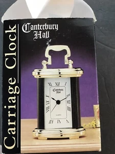 Canterbury Hall Carriage Clock Quartz. - Picture 1 of 10