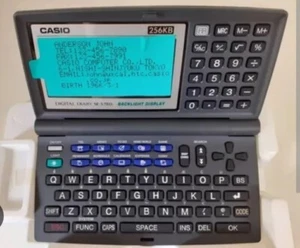 Casio Digital Diary SF-5780 Vintage Mini Computer Organizer Scheduling System - Bild 1 von 2