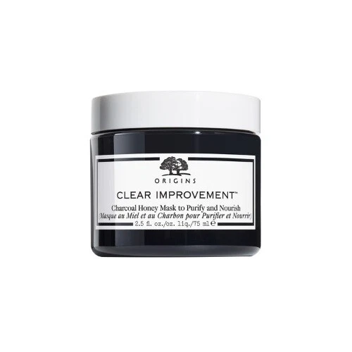 Origins Clear Improvement Charcoal Honey Mask to Purify and Nourish 75ml - Image 1 of 2
