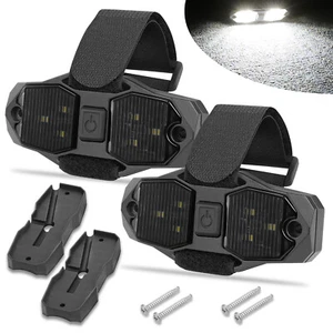 2X For Polaris RZR XP 4 1000 UTV LED Dome Lights White Rear DRL Running Rollbar - Picture 1 of 13