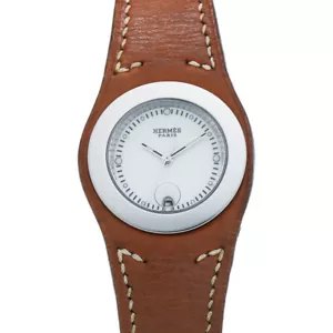 HERMES Arne HA3.210 White/Blanc Ladies Watches quartz Used Ginzo - Picture 1 of 4