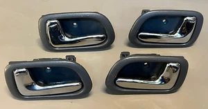 JDM Toyota Corolla AE110 AE111 EE11 GT OEM Inner Chrome Handles Complete Set - Picture 1 of 7